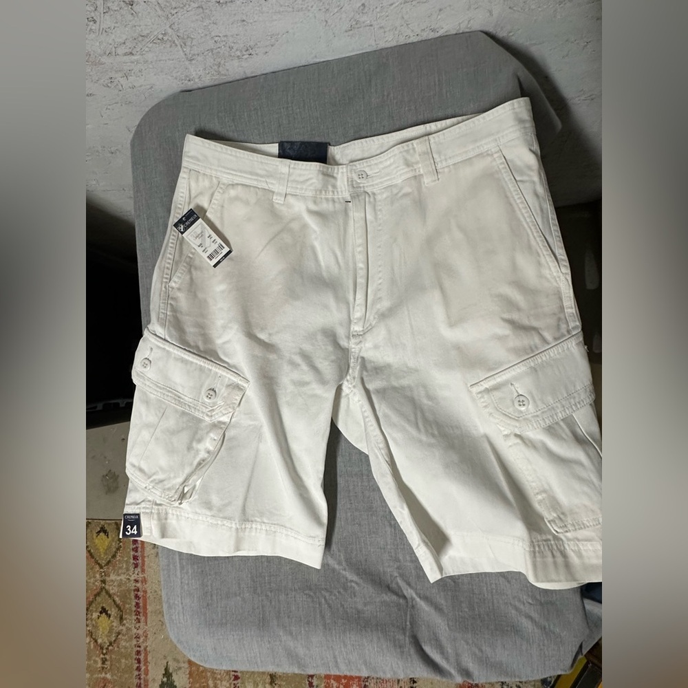Daniel Cremieux White Cargo Men Shorts